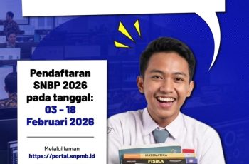 Pendaftaran SNBP 2026 Resmi Dibuka